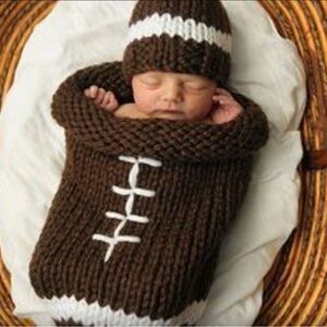 So'Dorable Hand Crotched Football Set for Baby Pic